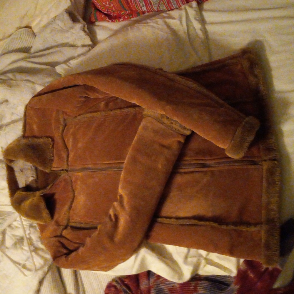 First line suede jacket